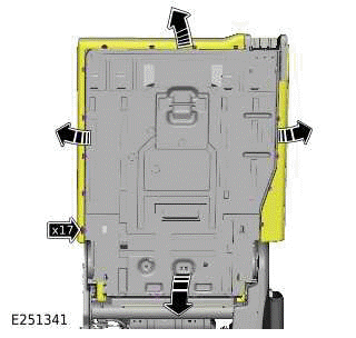 Second Row Seat Backrest Cover - 110